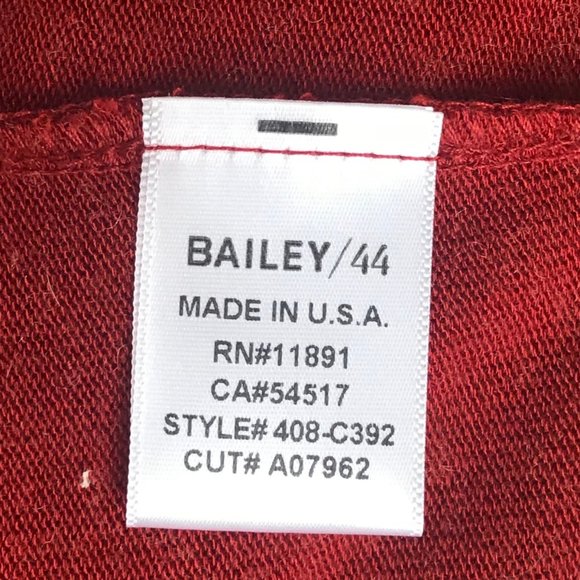Bailey44 Red/Rust Colored Light-Weight Sweater - Picture 5 of 6